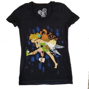 Disney Tinkerbell Sequin Short Sleeve Tee